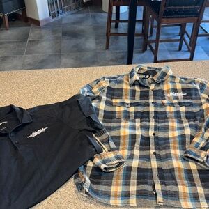 Westside discs disc golf shirts flannel polo